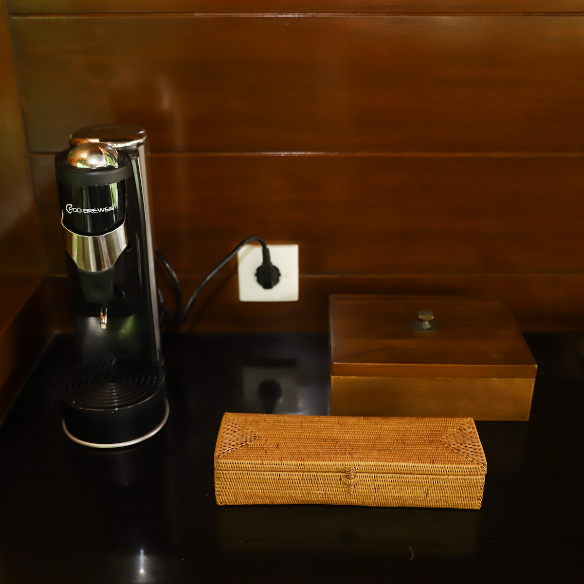 アタ 蓋つき カトラリー入れ 長方形