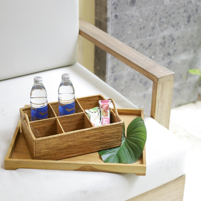 バリ島【アタ】小物トレー(長方形) -新品- | FUJIWAKAYAMA