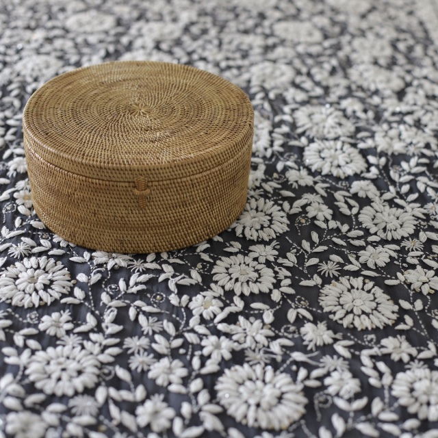 円柱蓋付 LLサイズ (BOX406) Rosily(ロージリー) バリ島 アタ