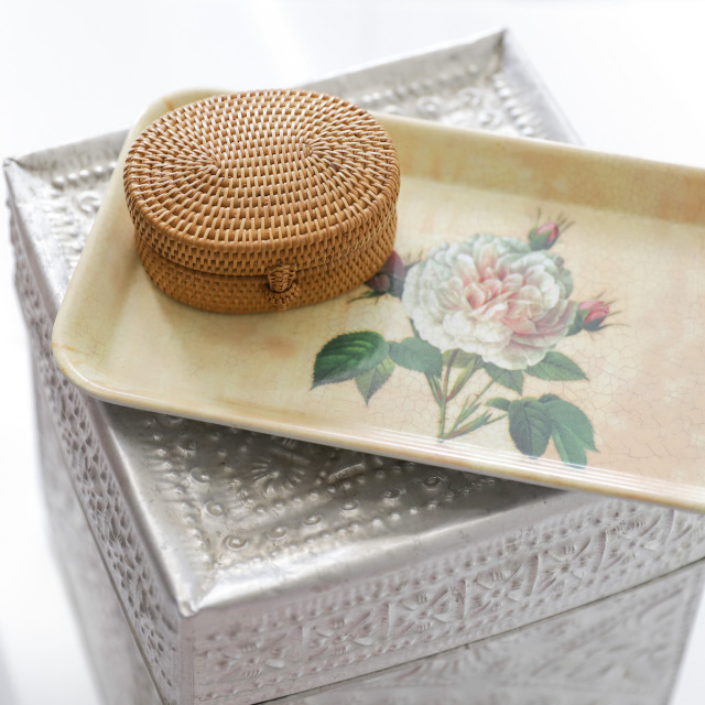 オーバルふっくら蓋付き Sサイズ (BOX410) Rosily(ロージリー