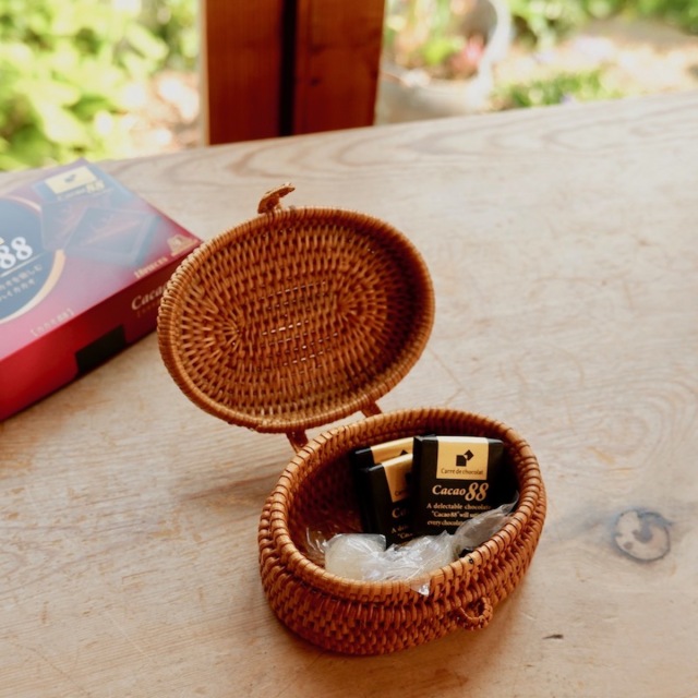 オーバルふっくら蓋付き Sサイズ (BOX410) Rosily(ロージリー) バリ島