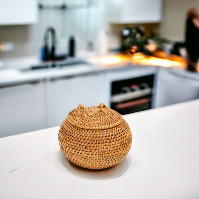 アタ 蓋付き 小物入れ