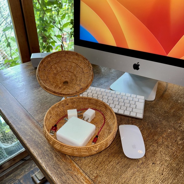 タジン鍋っぽいMサイズ (BOX431) Rosily(ロージリー) バリ島 アタかご