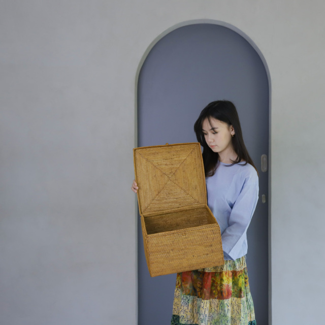 アタ 蓋付き 収納 ボックス