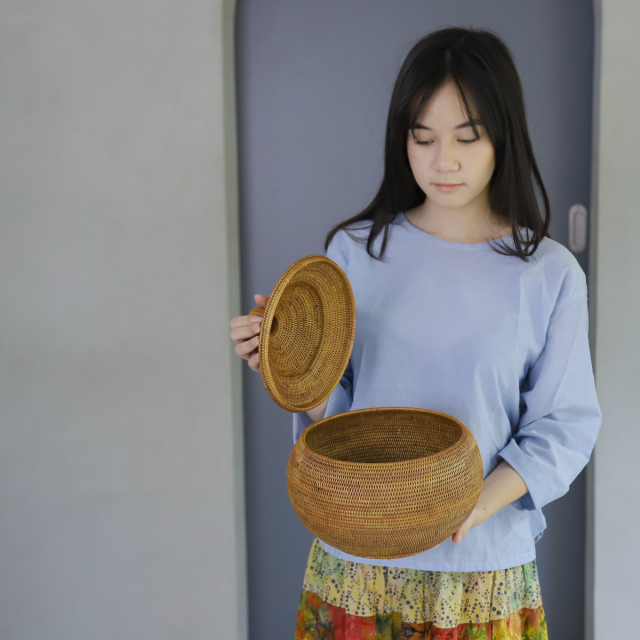 アタ 小物入れ かご