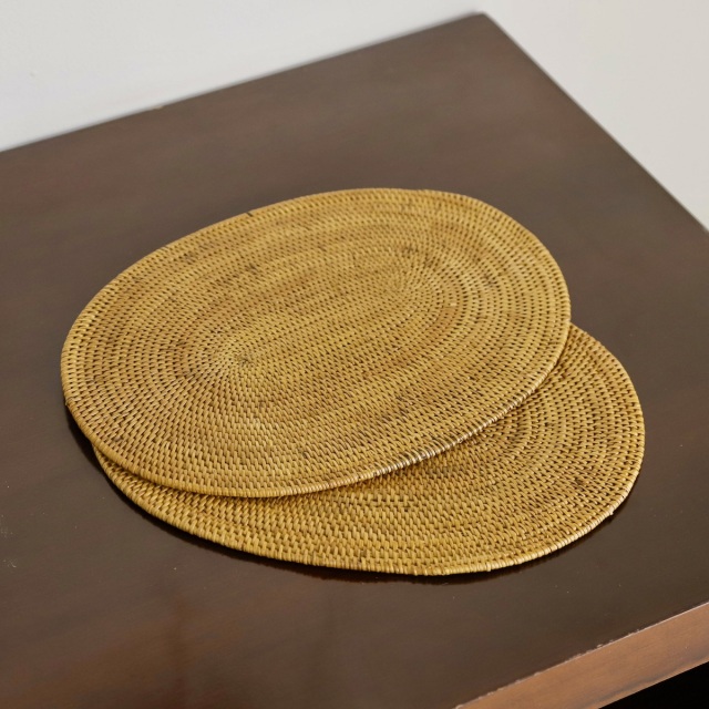 楕円ランチョンマットSサイズ 1枚 (MAT172) Rosily(ロージリー