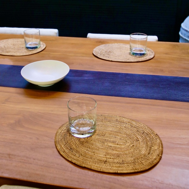 楕円ランチョンマットSサイズ 1枚 (MAT172) Rosily(ロージリー) バリ