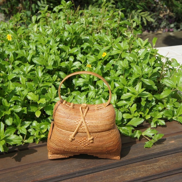 魚かご型バッグ (NAB601) Rosily(ロージリー) バリ島 アタかごバッグ