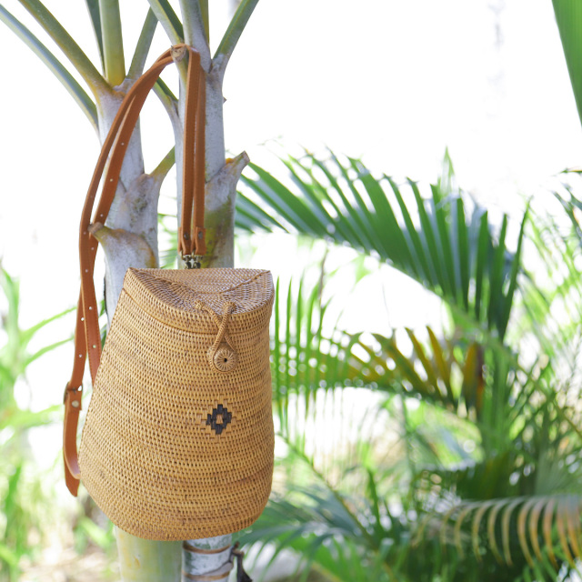 アタ リュックサック かごバッグ