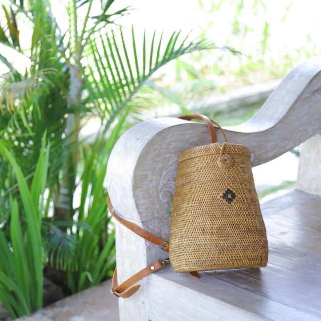 アタ リュックサック かごバッグ