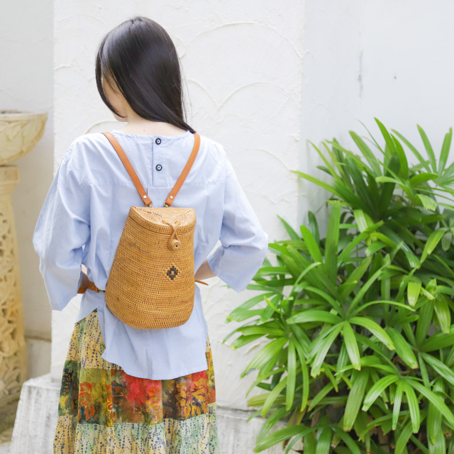 アタ リュックサック かごバッグ