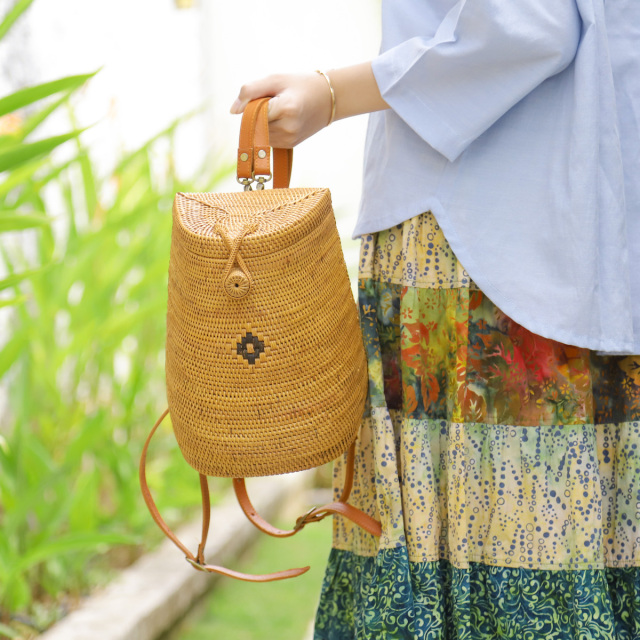 アタ リュックサック かごバッグ