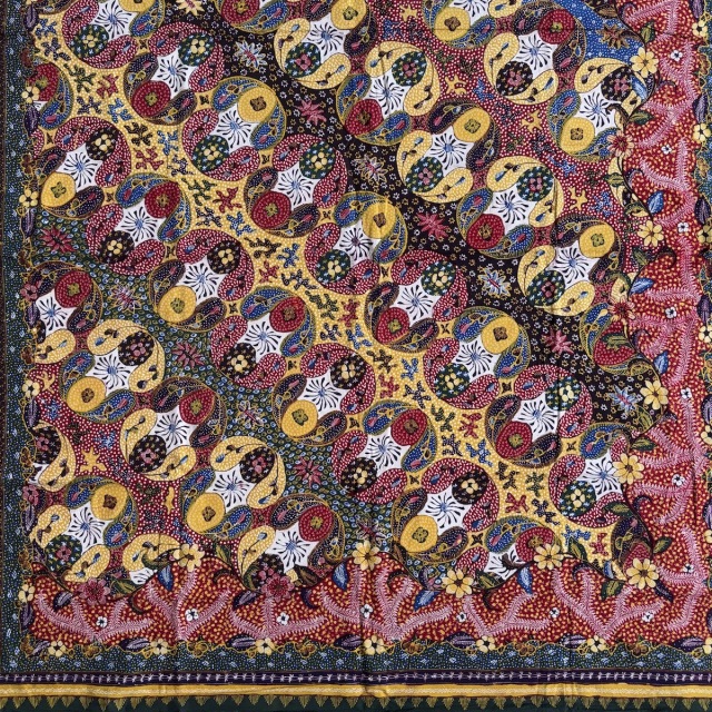 バティック（ジャワ更紗・プリント・綿100%） (NRA941-18) Rosily