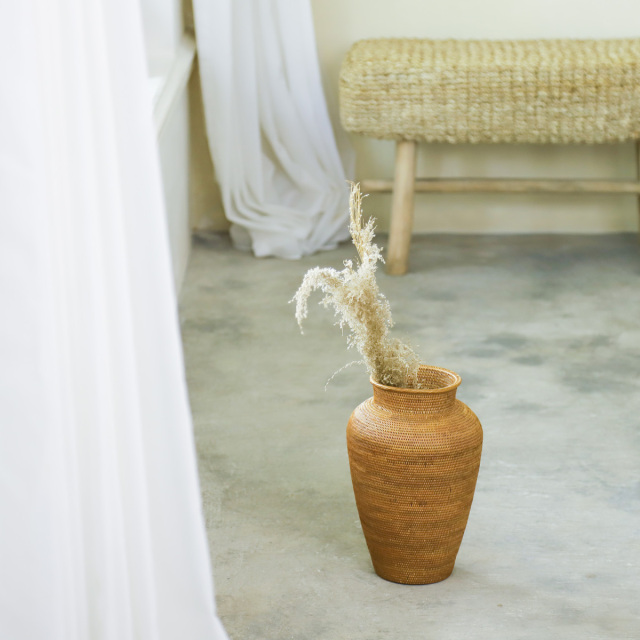 アタ 花瓶 花器 かご