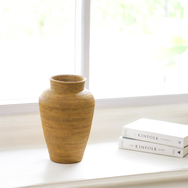 アタ 花瓶 花器 かご