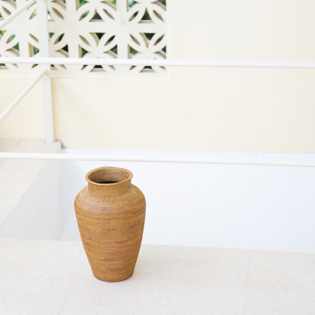 アタ 花瓶 花器 かご