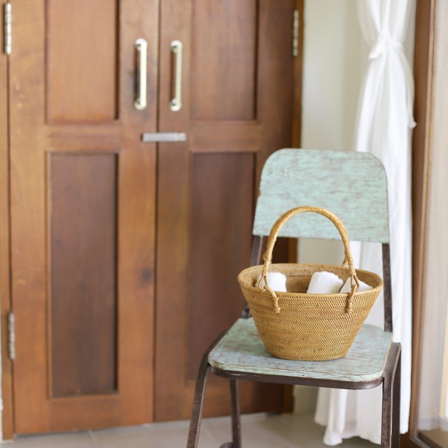 レトロ買物籠 Sサイズ (PNC145) Rosily(ロージリー) バリ島 アタ