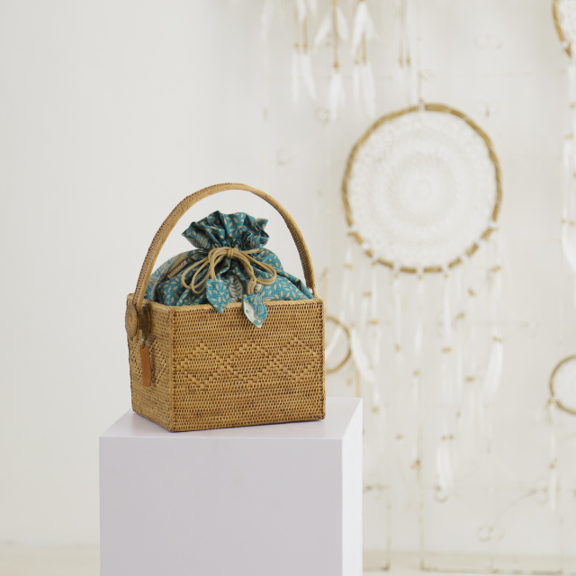 茶籠ちゃかご (PNC169) Rosily(ロージリー) バリ島 アタバスケット