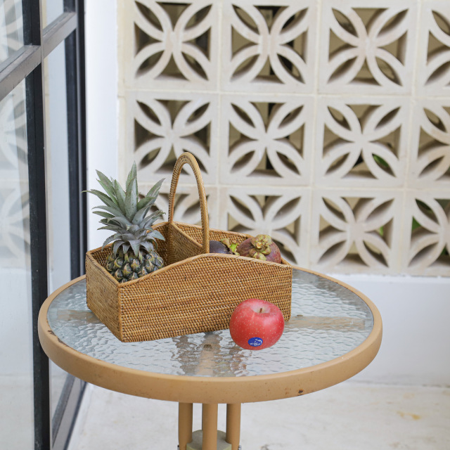 山型リモコン立て2枠持手 (RCB269) Rosily(ロージリー) バリ島 アタ