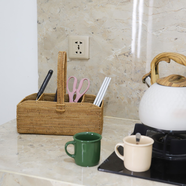 りめこん リモコン立て4枠持手付L (RCB272) Rosily(ロージリー) バリ島 アタ