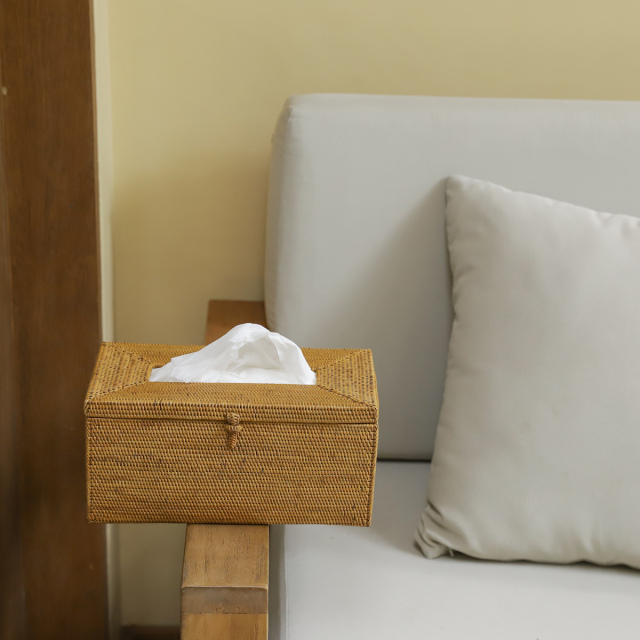 クレンジングタオル入れ (TIS221) Rosily(ロージリー) バリ島 アタかご雑貨