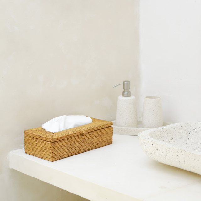 ティッシュケース薄型ハイクオリティ (TIS227) Rosily(ロージリー