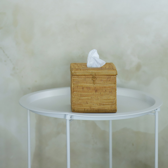 ロールペーパー入れ四角 (TIS228) Rosily(ロージリー) バリ島 アタかご雑貨