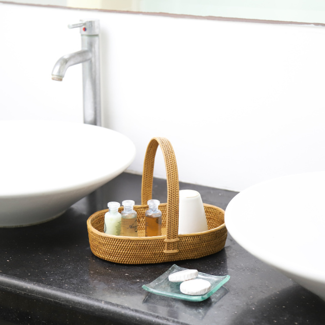 アタ雑貨 アタトレイ 手持ち付き