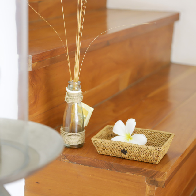 台形小物入Sサイズ (TRY289) Rosily(ロージリー) バリ島 アタかご雑貨