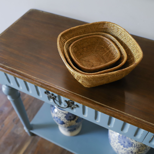 アタ雑貨 アタトレイ カゴ スクエア