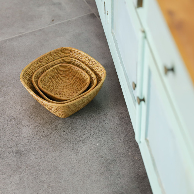 アタ雑貨 アタトレイ カゴ スクエア