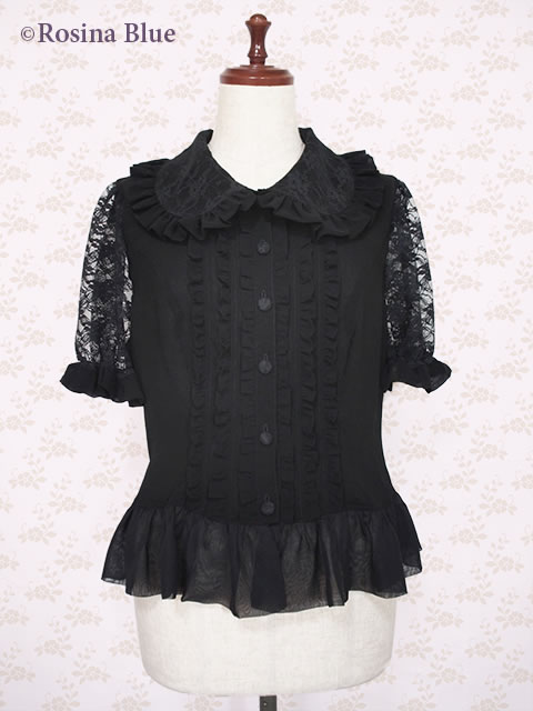 ロリィタ3点セット　JSK &ブラウス&ハット 大きいサイズ 和柄ロリィタ ジャンパースカートセット