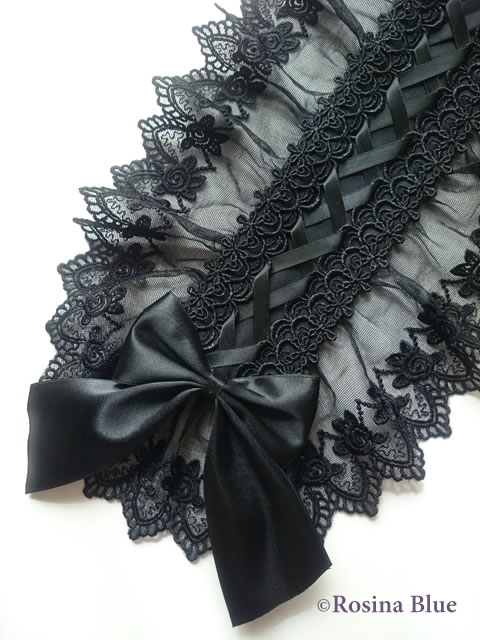 尾州ロリィタ　高野口ベルベットドレス＆ヘッドドレス 尾州ロリィタ 高野口ベルベットドレス＆ヘッドドレス おリボンヘッド