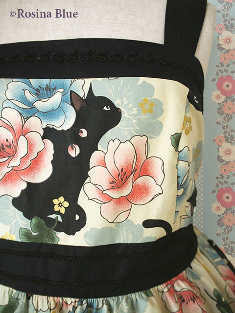 大きいサイズ 和柄ロリィタ ジャンパースカートセット