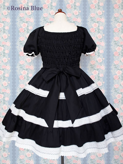 大きいサイズ リボンカチューシャ付き ゴシック＆ロリィタ