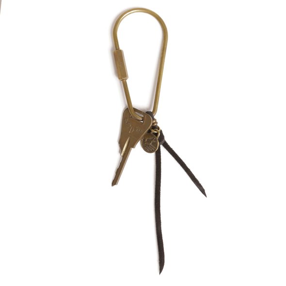 VIVIFY (ビビファイ)  Brass Karabinar w/Cion & Leather strap