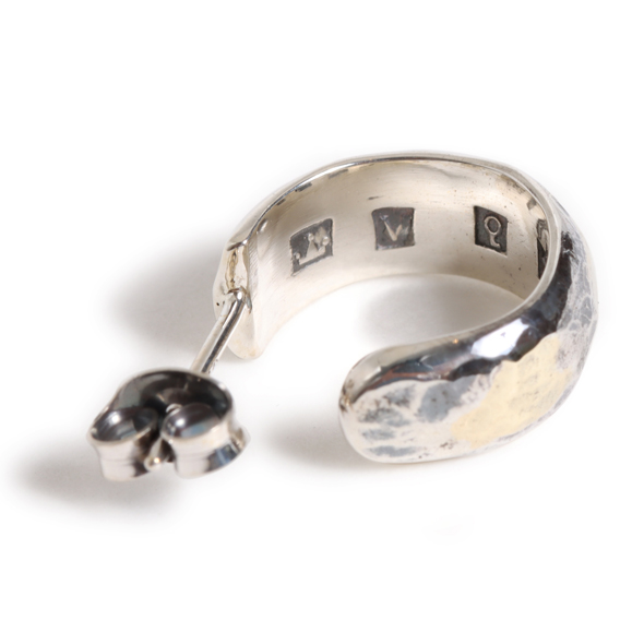 VIVIFY (ビビファイ) Back Hallmarks pierce/Hammered finish/Round w/gold