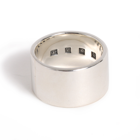 VIVIFY (ビビファイ) Back Hallmarks Ring/Plain/12mm