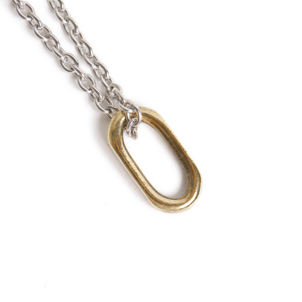 VIVIFY LIGHT (ビビファイライト) Rectangle Top(brass) Necklace