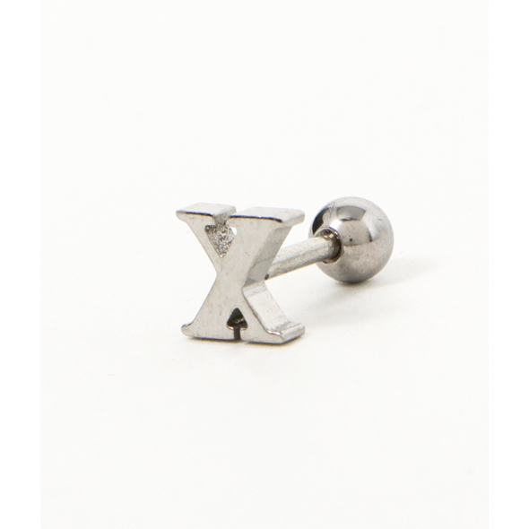 アルファベットピアス X【メール便可】