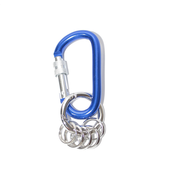 カラビナ リング キーホルダー【メール便可】