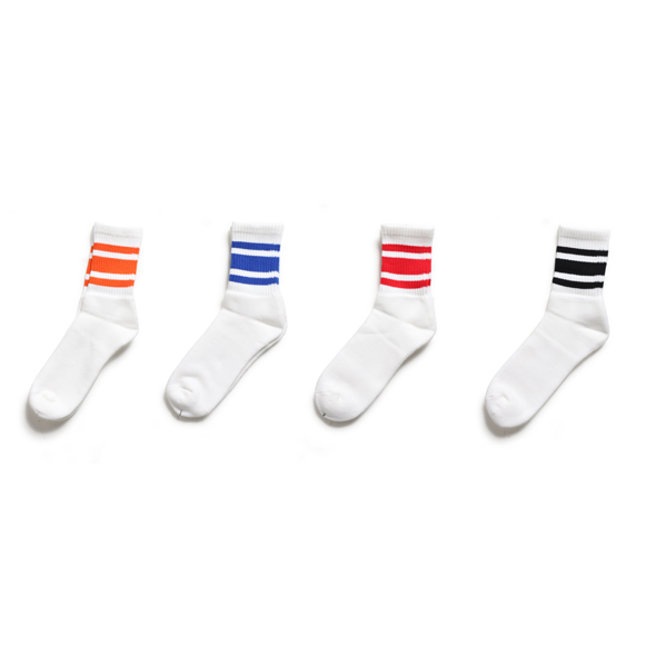 スリーラインパイルソックス