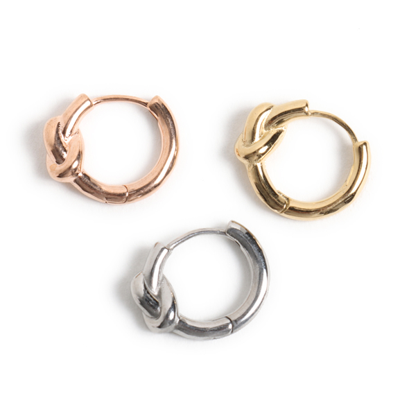 フープピアス リボン