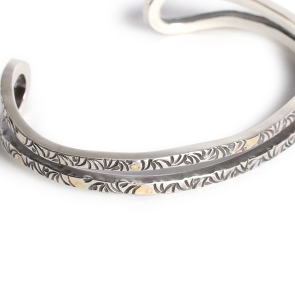 VIVIFY (ビビファイ) Loopin’ Bangle/Arabesque w/gold【メール便可】