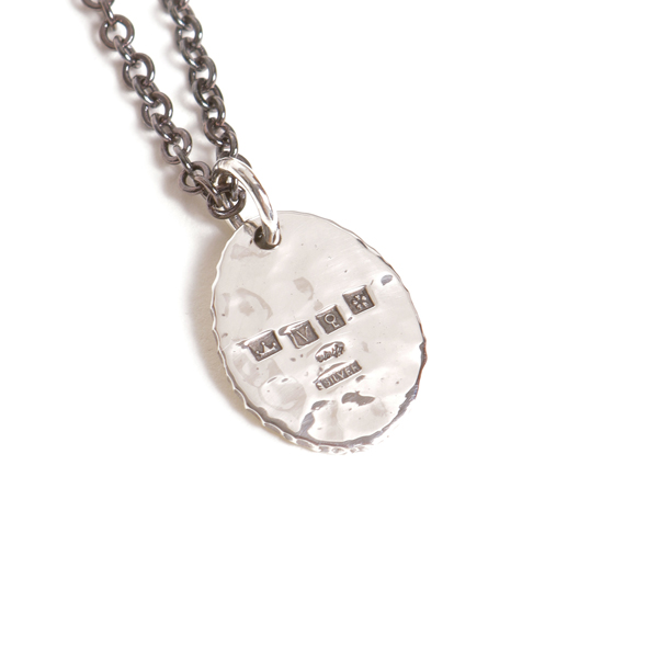 VIVIFY (ビビファイ)  Hallmarks Plate Necklace/Mirror finish