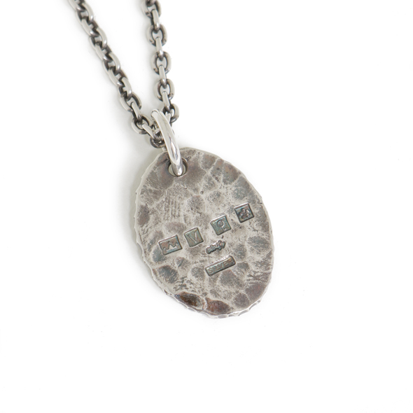 VIVIFY (ビビファイ)  Hallmarks Plate Necklace/Hammered finish 