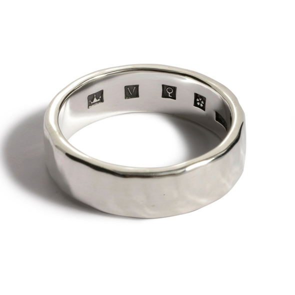 VIVIFY (ビビファイ) Back Hallmarks Ring/Mirror finish/Middle【メール便可】