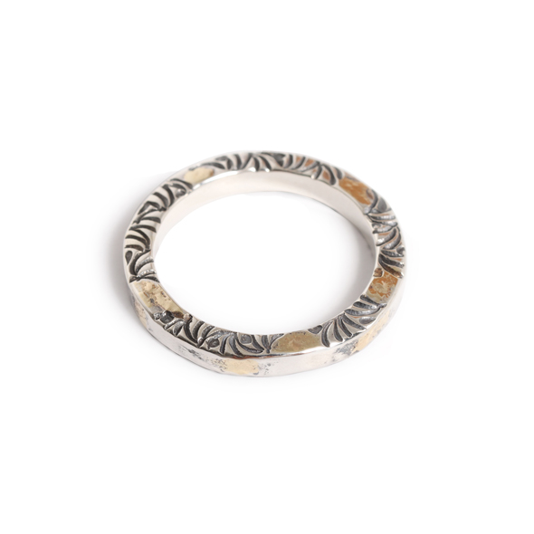 VIVIFY (ビビファイ) SideArabesque Ring(3mm body)w/gold【メール便可】