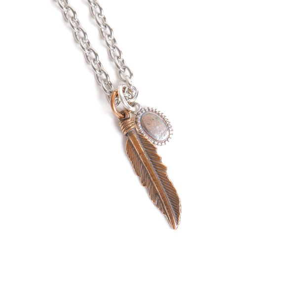 VIVIFY LIGHT (ビビファイライト) Feather(bronze) Necklace