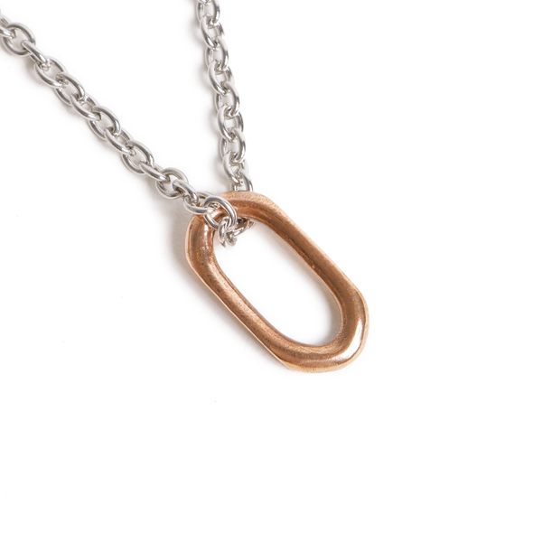 VIVIFY LIGHT (ビビファイライト) Rectangle Top(bronze) Necklace